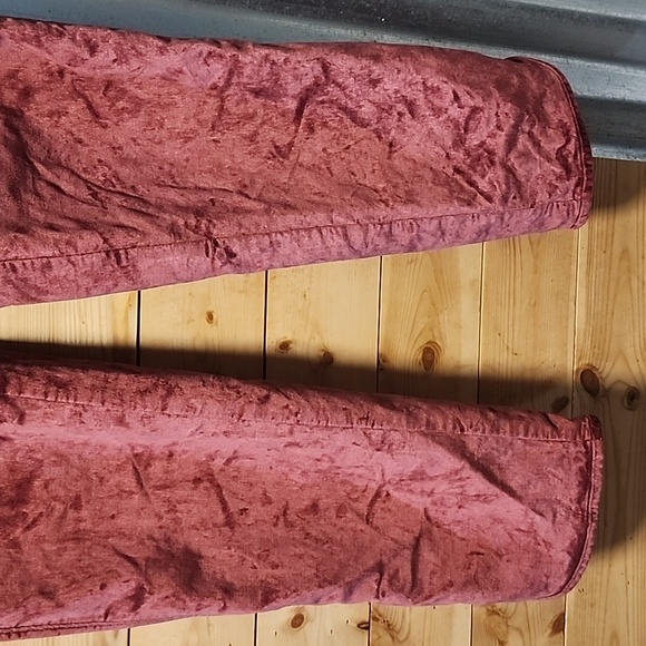 Madewell velvet maroon pants size XXS - Picture 4 of 9